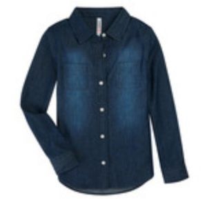 FabKids Denim Shirt, long-sleeves